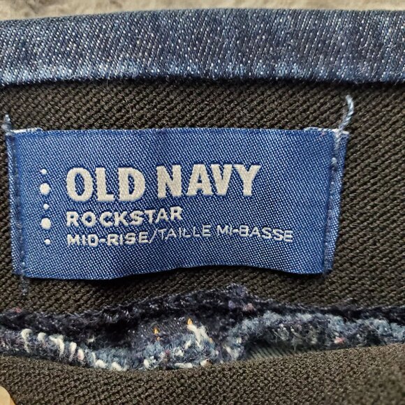 Old Navy Jeans Womens Size 10 Blue Rockstar Mid-Rise Jegging Stretch Pull On - Picture 2 of 10
